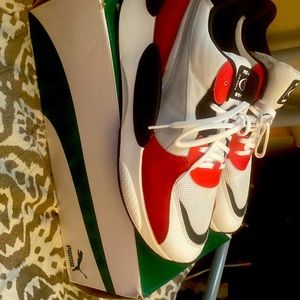 PUMAS RS 9.8 SPACE HIGH RISK RED SHOES SIZE 9US